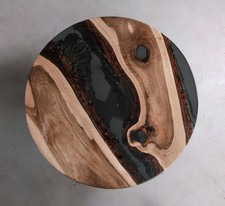 Round Coffee Table Solid Wood