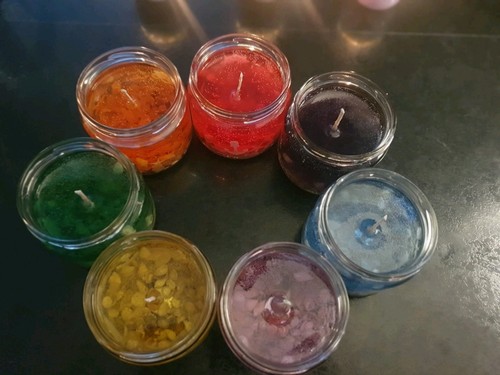 Unique gel jelly candle - gel,