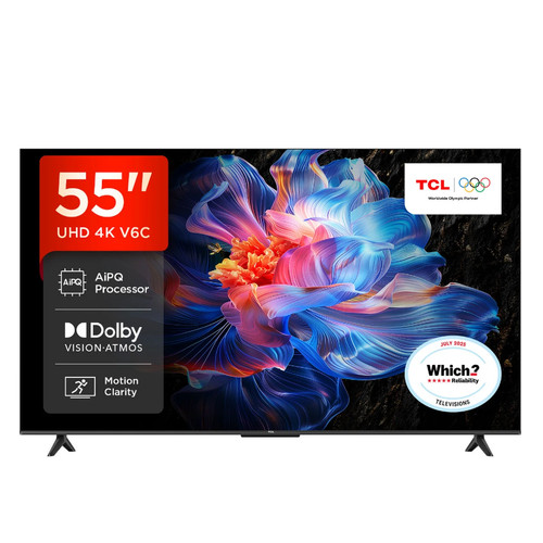 Tcl 55v6c 4k hdr - 55v6c-uk, 55"