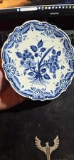 Antique Vintage Delftware Blue & White Porceline Plate No Damage