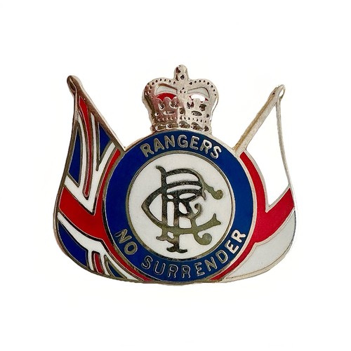 Rangers surrender pin badge - rangers, no