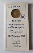 Lyon 1993 Double ECU Minted by