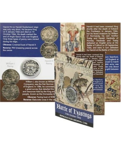 Battle hastings silver coin - battle, of