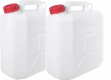 2x 10L Plastic Camping Water