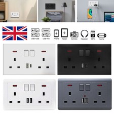 Double Wall Plug Socket 2 Gang