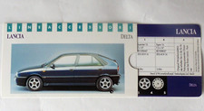 Lancia  Delta 2nd Wheel Options Brochure Sliding Card Brochure Selenia RARE 1994