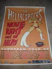 The Hellacopters Official Promo Poster M​ove Right Out Of Here / Backyard Babies