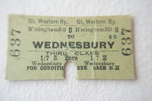 Birmingham wednesday gwr - wednesday,