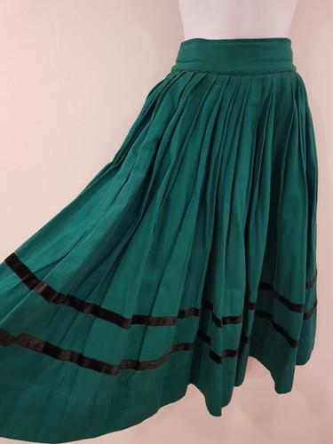 Vintage skirt green - skirt,