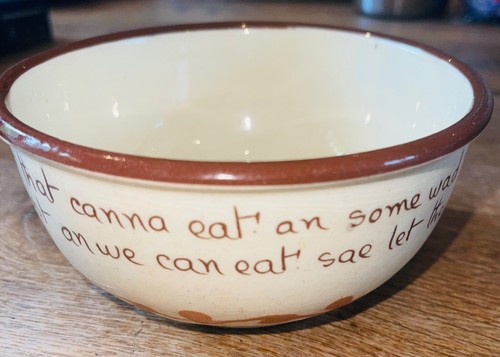 Vintage bowl possibly - , motto