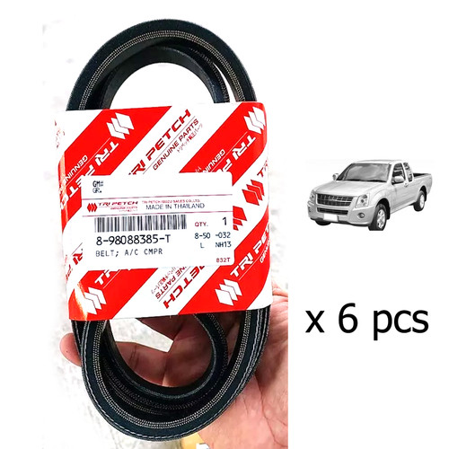 6pcs genuine belt c - belt, a/c