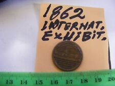 International Exhibition 1862 Queen Victoria..UK,about 22mm.No Holes.