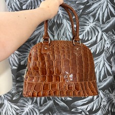 Y2K Anna Smith Croc Embossed