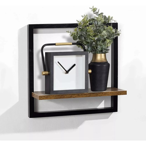 Tier wooden shelf black - 1,