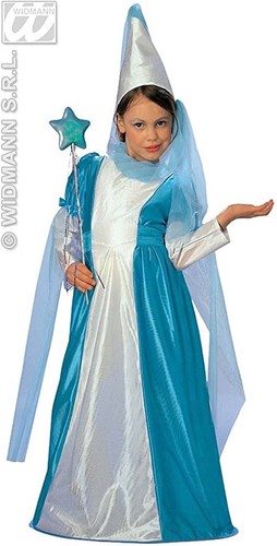 Girls blue medieval princess - blue,