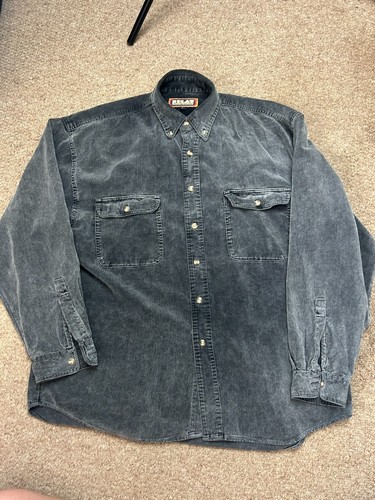 Vintage relay corduroy shirt - vintage,