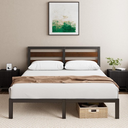 Zinus kai double bed - double, frame