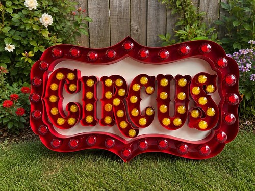 Circus lighted marquee - marquee,