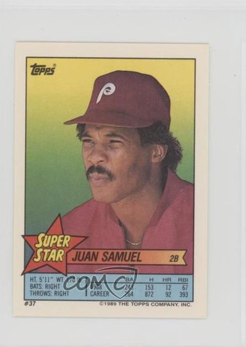 1989 super star sticker back - 1989,