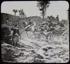 Glass Magic Lantern Slide THE