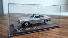 Minichamps 1/43 Scale - 1969 Ford Capri 100 Years - Met Silver Blue