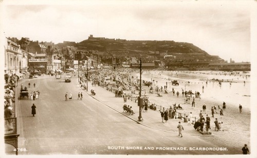 Scarborough rppc vintage - rppc,