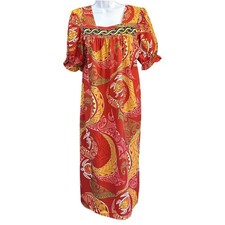 Vintage Muumuu Dress Tropical