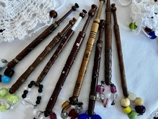Vintage Wooden Lace Bobbins