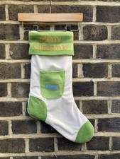 Marks & Spencer Medium Christmas Xmas stocking sock filler sock White Hanging 