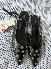 Zara Real Leather Sandals Uk5