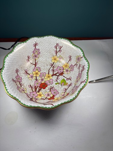 Cloisonne bowl - cloisonne,