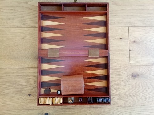 Vintage backgammon set - vintage,