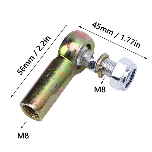 Pair steering tie rod - m8, m8