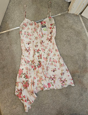 White Pink Floral Rose Satin