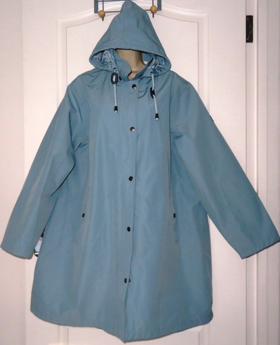 Cotton traders blue hooded - blue,