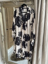 Silk Blend Oversized Kaftan  /