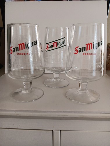 San miguel pint glasses - san,