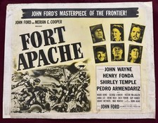 FORT APACHE POSTER 1948 JOHN