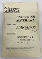 COMMODORE AMIGA BOOKLET SOFTWARE ADVICE 500 1000 2000 - AMIGADOS 1.3 KICKSTART