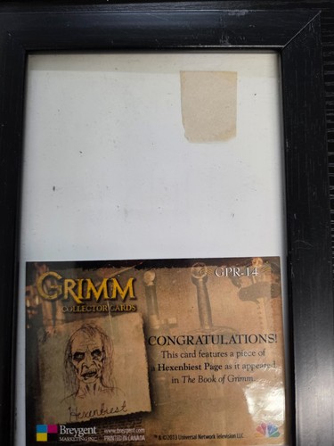 Grimm show piece of - grimm, a
