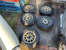 Hyundai Stellar Set Of 5 Original 13” Alloy Wheels Ford Cortina Sierra Stock Car