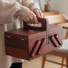 Storage Box Wooden Sewing Box