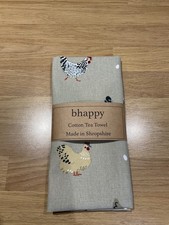 Tea Towel Sophie Allport cluck cluck Fabric Handmade