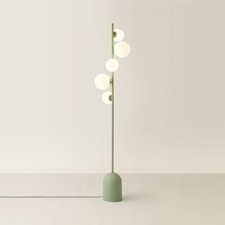 5 Way Floor Lamp Opaque Glass