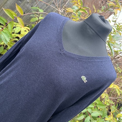 Lacoste blue sweater jumper - lacoste,