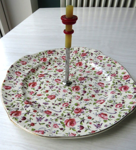 Chintz cake stand - cake,