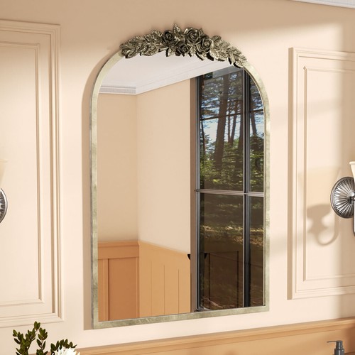 Arched wall mirror - wall, traditional
