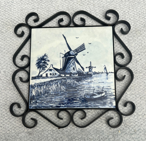 Blue white dutch delft - &,