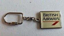 British airways metal keyring - metal,