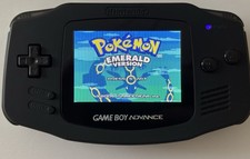 Nintendo Game Boy Advance w/ Original AGS-101 screen, USB-C Battery, Matte Black